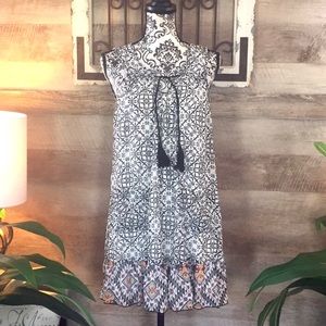 As U Wish Geo Print Bohemian Dress